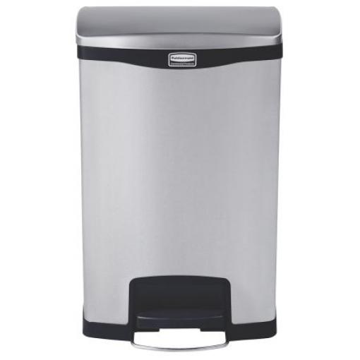 Rubbermaid Commercial Products 50L, Chromová Pedál víko