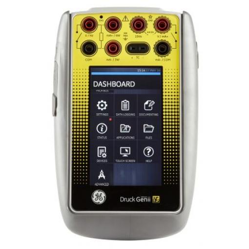 Druck Multifunkční kalibrátor, číslo modelu: Genii IS 30V 24 mA 1000 bar 183 mm USB 96 mm, životnost baterie: 25h 200mm,