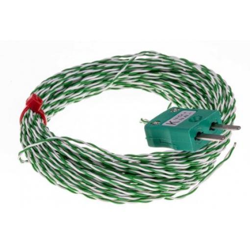 Termočlánek s odkrytým spojem 10 m kabel typ K Teflonové 10 m sonda 1/0.2 mm na 260 °C IEC, RoHS Compliant RS PRO