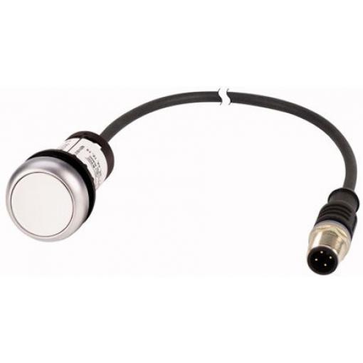 Eaton Tlačítkový spínač, řada: C22 IP67, IP69K SPST Montáž do panelu 22 mm Bílá