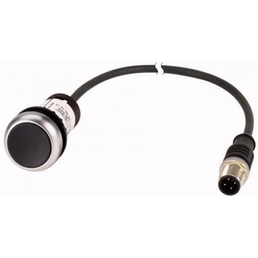 Eaton Tlačítkový spínač, řada: C22 IP67, IP69K SPST Montáž do panelu 22 mm Černá