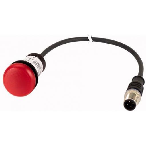 Eaton Indikátor, řada: C22 Montáž do panelu LED Červená, průměr výřezu: 22 mm IP67, IP69K Kulatý 24 V ac/dc