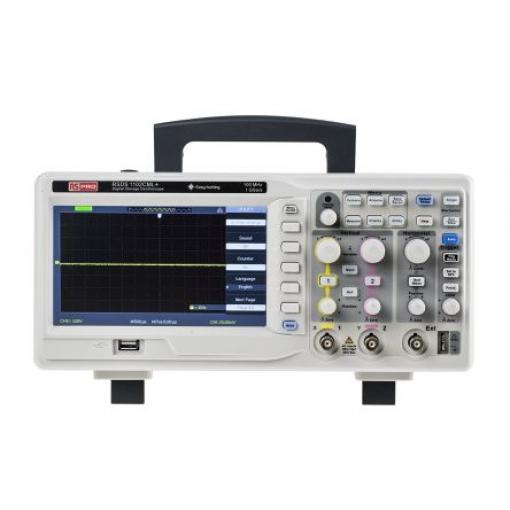 Osciloskop, řada: RSDS1000 Přenosný 100 MHz 2 kanálový, typ displeje: TFT LCD 2 Mpts, USB RS PRO