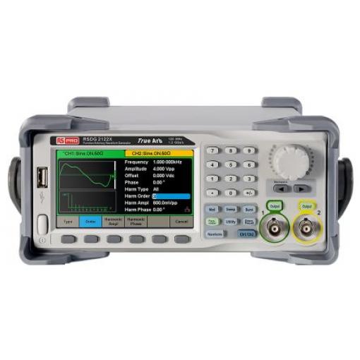 Generátor libovolné křivky 120 MHz RS PRO 2 1 Hz