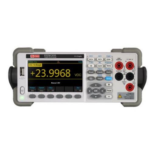Multimetr Pracovní stůl 10 A ac, typ displeje: Digitální 750 V ac, číslo modelu: RSDM3055A RS PRO True RMS 10 A dc,