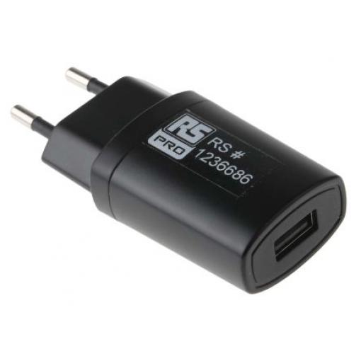 RS PRO Adaptér AC/DC 5 W, výstup: 5V dc, počet výstupů: 1 USB typu A Typ C 1 A Adaptér AC/DC