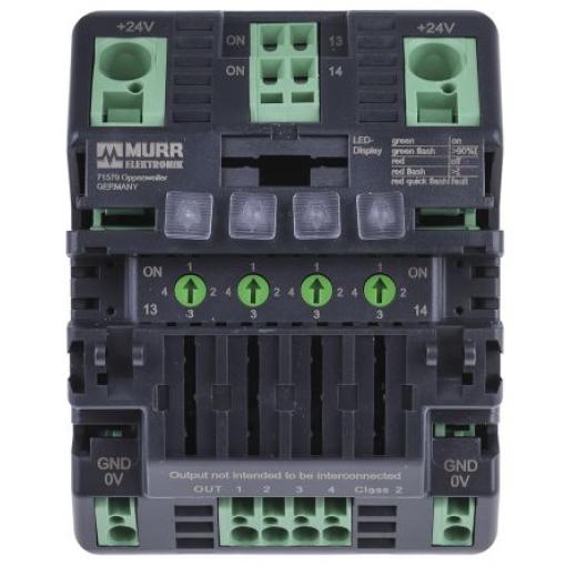 Murrelektronik Limited Elektronický jistič, řada: MICO 24V, počet kanálů: 4, 1 to 4 A Lišta DIN, šířka: 70 mm