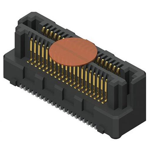 Samtec Konektor PCB, řada: LSHM, Deska-deska, počet kontaktů: 40, počet řad: 2, rozteč: 0.5 mm, orientace těla: Rovný,