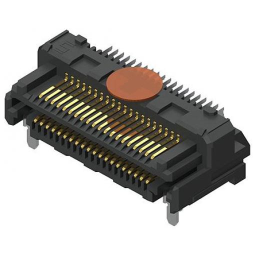 Samtec Konektor PCB, řada: LSHM, Deska-deska, počet kontaktů: 60, počet řad: 2, rozteč: 0.5 mm, orientace těla: Pravý