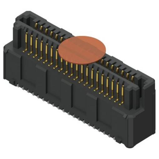 Samtec Konektor PCB, řada: LSEM, Deska-deska, počet kontaktů: 40, počet řad: 2, rozteč: 0.8 mm, orientace těla: Rovný,