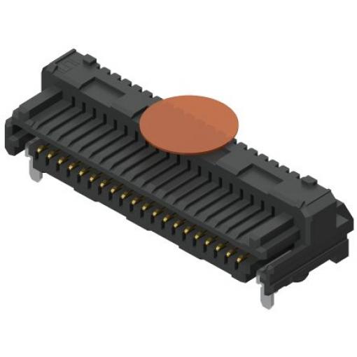 Samtec Konektor PCB, řada: LSEM, Deska-deska, počet kontaktů: 80, počet řad: 2, rozteč: 0.8 mm, materiál kontaktu: