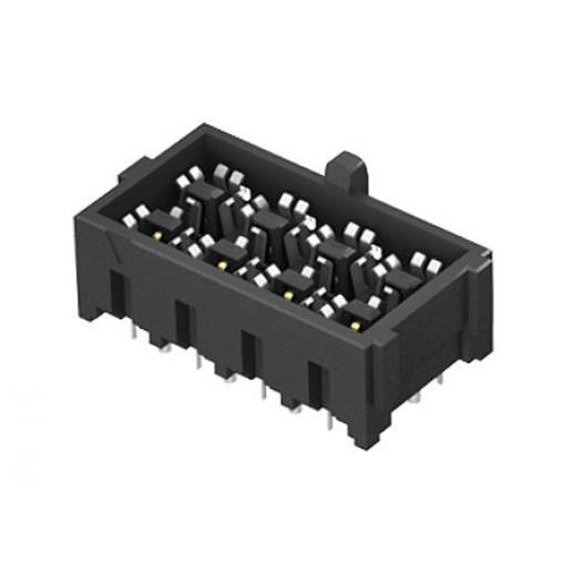 Patice PCB, řada: IJ5, orientace těla: Rovný, rozteč: 4 mm Deska-deska, počet kontaktů: 4, počet řad: 2, Průchozí otvor