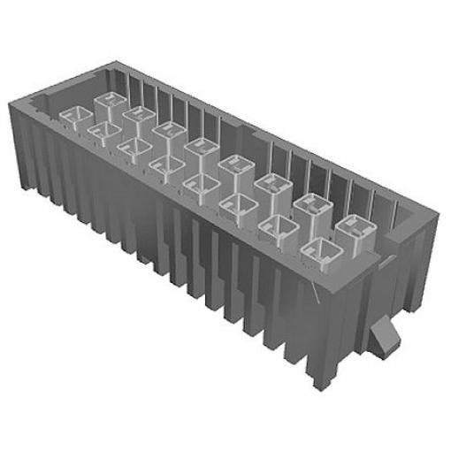 Samtec Konektor PCB, řada: IP5, Deska-deska, počet kontaktů: 16, počet řad: 2, rozteč: 4 mm, orientace těla: Rovný,