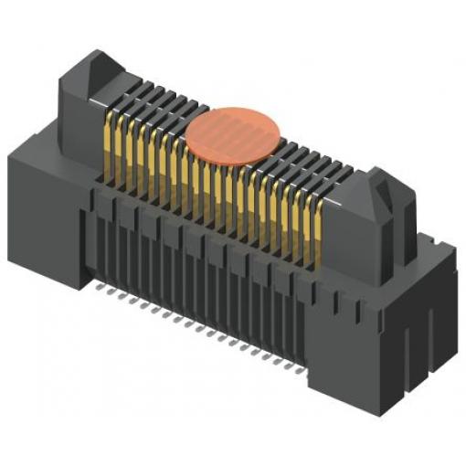 Samtec Konektor PCB, řada: ERM5, Deska-deska, počet kontaktů: 80, počet řad: 2, rozteč: 0.5 mm, orientace těla: Rovný,