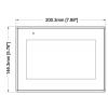 Dotyková obrazovka HMI 7 in TFT LCD řada em4, Millenium 3 800 x 480 pixel Crouzet
