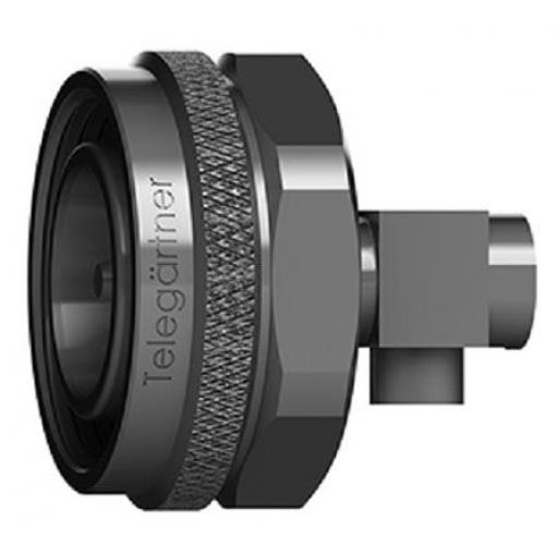 Konektor 4,3–10, řada: 4.3-10, Samec, Standardní, 50Ω, Krimpovací, orientace těla: Pravý úhel, 6GHz, Kabelová montáž,