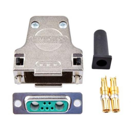 FCT from Molex Konektor D-Sub, řada: FMK, počet kontaktů: 7, orientace těla: Rovný, Šroubová svorka Vnitřní, Šroubová,