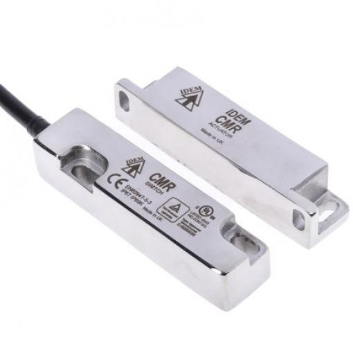 IDEM CMR Magnetické Bezkontaktní bezpečnostní spínač 24 V dc Nerezová ocel 316 2 NC Kabel 5 m.
