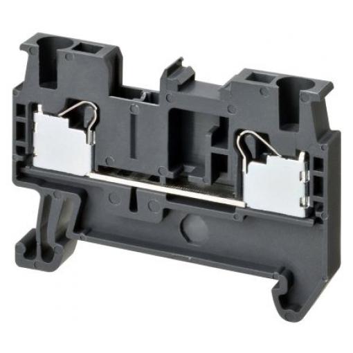 Omron Svorkovnice na lištu DIN bez pojistky XW5T-P2.5-1.1-1, řada: XW5T, 800 V Šedá 2.5 mm² 1 Zásuvný