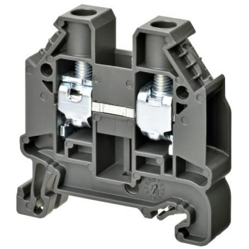 Šroubová svorka, řada: XW5T, 57 (IEC) A, 65 (UL) A, 1 kV Šedá, Zašroubování