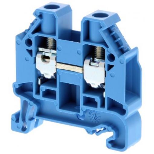 Omron Svorkovnice pro montáž na lištu DIN XW5T-S10-1.1-1BL, řada: XW5T, 1 kV Modrá 10 mm² 1 Šroubová
