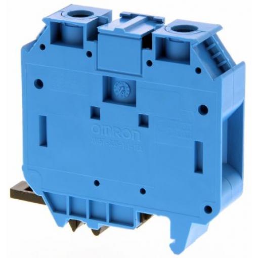 Omron Svorkovnice pro montáž na lištu DIN XW5TS35111BL, řada: XW5T, 800 V Modrá 35 mm² 1 Šroubová