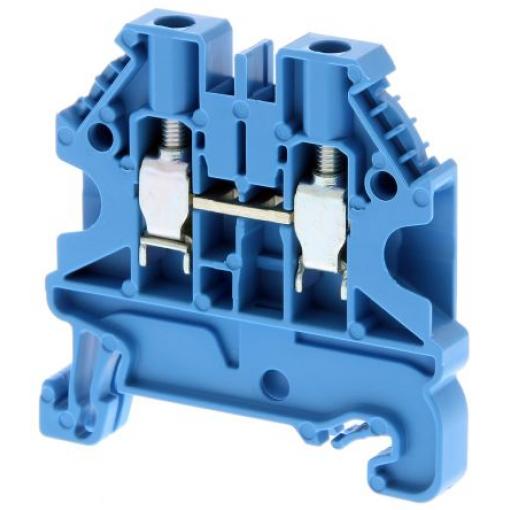 Omron Svorkovnice pro montáž na lištu DIN XW5TS40111BL, řada: XW5T, 1 kV Modrá 4 mm² 1 Šroubová