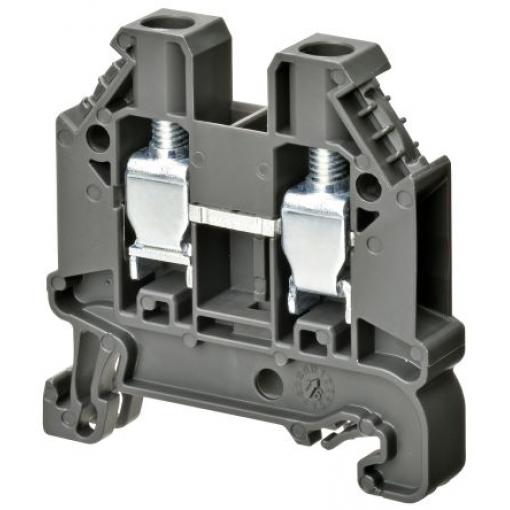 Omron Svorkovnice pro montáž na lištu DIN XW5TS60111, řada: XW5T, 1 kV Šedá 6 mm² 1 Šroubová