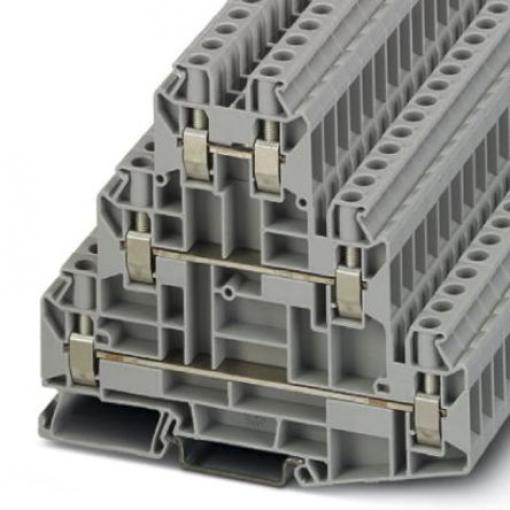 Phoenix Contact Víceúrovňová svorkovnice 3046703, řada: UT 6-3L, 1 kV Šedá 0.2 to 10 mm² Zásuvný