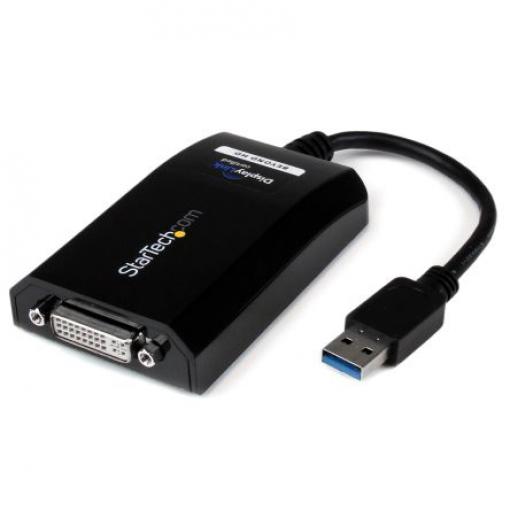 StarTech.com Adaptér, počet zobrazení: 1, 2048 x 1152 pixel, video připojení: DVI, standard: USB 3.0