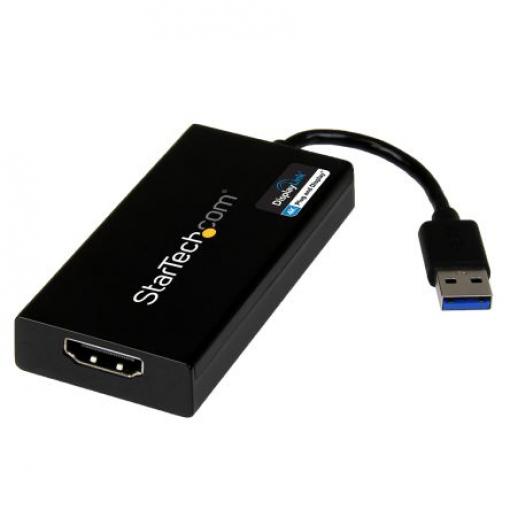 StarTech.com Adaptér, počet zobrazení: 1, 4 k, video připojení: HDMI, standard: USB 3.0