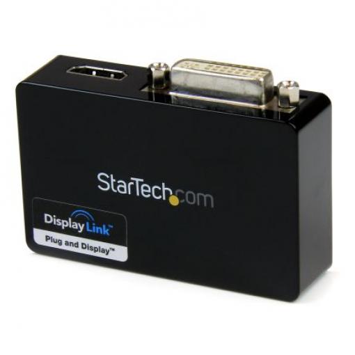 StarTech.com Adaptér, počet zobrazení: 2, 2048 x 1152 pixel, video připojení: DVI, HDMI, standard: USB 3.0