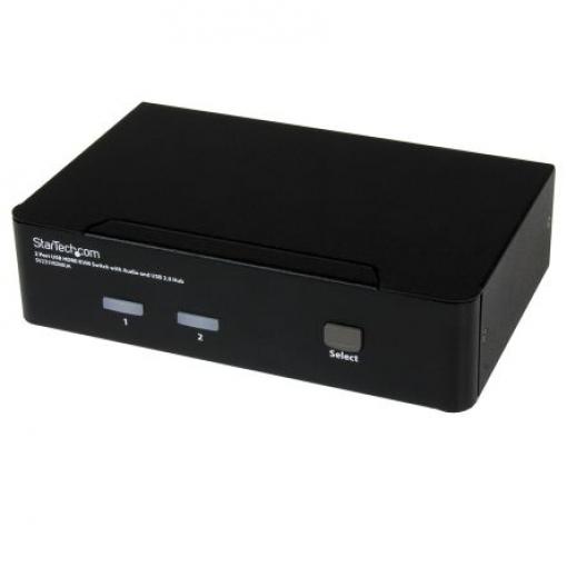 Přepínač KVM, HDMI 2portový USB 1 StarTech.com, video připojení: HDMI 1920 x 1200 pixel