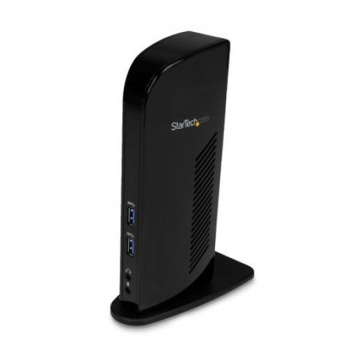 StarTech.com Dokovací stanice, 1920 x 1200 pixel, počet zobrazení: 2, počet portů USB: 6, video připojení: HDMI, DVI,