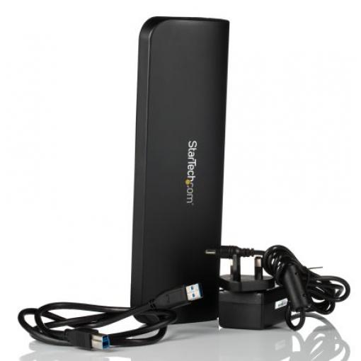 StarTech.com Dokovací stanice, 1920 x 1200 pixel, počet zobrazení: 2, počet portů USB: 3, video připojení: HDMI, VGA,