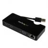 StarTech.com Dokovací stanice, 2048 x 1152 pixel, počet zobrazení: 1, počet portů USB: 1, video připojení: HDMI, VGA,