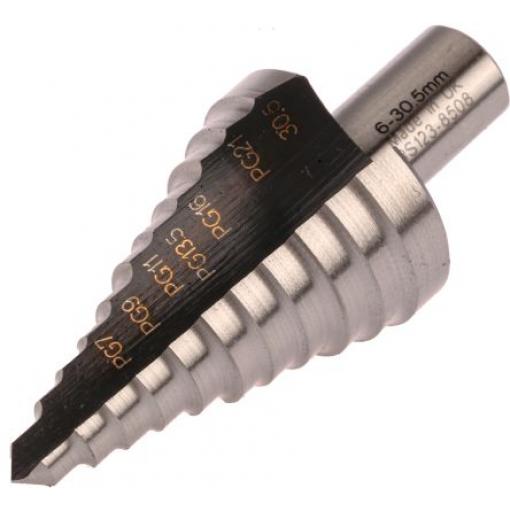 Vrták, HSS Kuželové 6 to 30.5 mm RS PRO