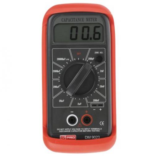 Měřič kapacity Ruční 20 mF 800 Hz RS PRO