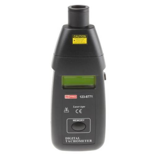 Otáčkoměr, přesnost: ±0.05 %, typ displeje: LCD 99999rpm RS PRO Laser