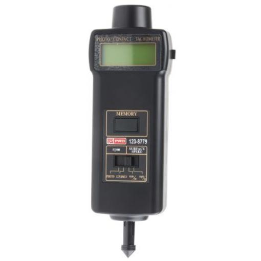 Otáčkoměr, přesnost: ±0.05 %, typ displeje: LCD 99999rpm RS PRO