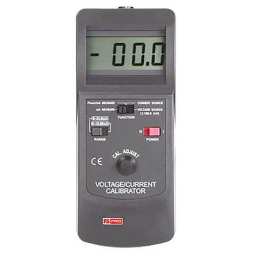 Proudový a napěťový kalibrátor, číslo modelu: CC421-G 24 mA 199.9V dc RS PRO, ISOCAL