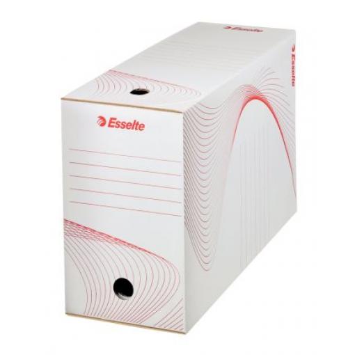 Esselte Archivační krabice, Bílá, Vlnitá lepenka, velikost papíru: A4 352 mm 150 mm 250 mm