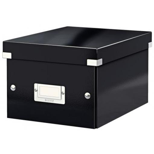 Leitz Archivační krabice, Černá, Polypropylen, velikost papíru: A5 160 mm 220 mm 282 mm