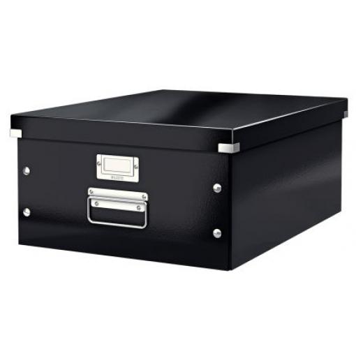 Leitz Archivační krabice, Černá, Polypropylen, velikost papíru: A3 200 mm 369 mm 482 mm