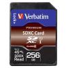 Karta SD 256 GB SDXC Verbatim, řada: Premium Třída 10, UHS 1 U1 300x