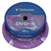 Prázdný disk DVD DVD+R 4.7 GB 25 Per Pack ks Verbatim 16X