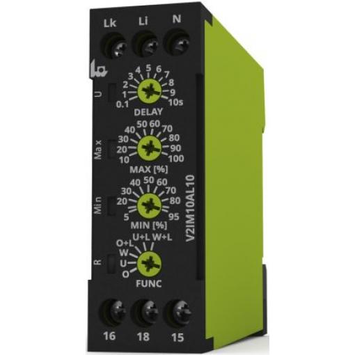 Tele Monitorovací relé 1, řada: VEO a SPDT kontakty Lišta DIN, 110/240 V ac, 24 to 240 V ac