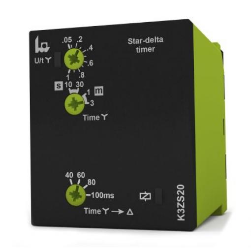 Tele Časovací relé, řada: K3ZS20 DPDT 2kontaktové 12 to 240 V dc 12 V ac, 240 V ac 1 funkce Šroub 1 s to 3 min