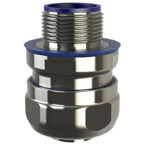 Montáž potrubí Instalační trubka Šedá jmenovitá velikost 32 mm Nerezová ocel 316, IP69, IP66, IP67, IP68 M32 Flexicon