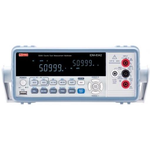 Multimetr IDM-8341/8342 Pracovní stůl 10 A ac, typ displeje: Digitální 750 V ac, číslo modelu: IDM8342 with GPIB RS PRO